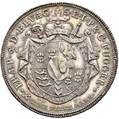 1 Thaler - Anthony Ignatius of Fugger-Glött Konventionstaler back