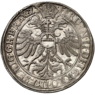 1 Thaler "Ausbeutetaler" - William I of Greiffenstein and Reinhard of Hungen ND back