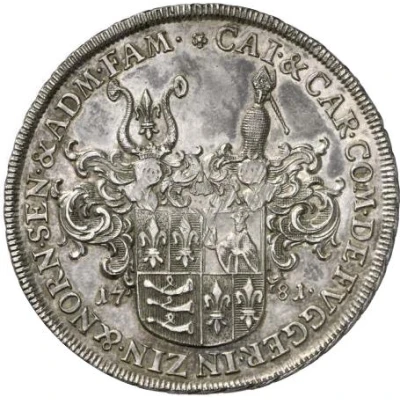 1 Thaler - Cajetan of Zinnenberg and Charles of Nordendorf Munich front