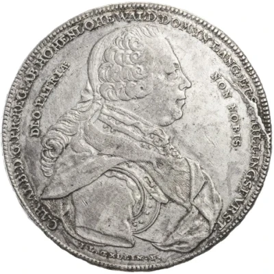 1 Thaler - Charles Albert Konventionstaler front