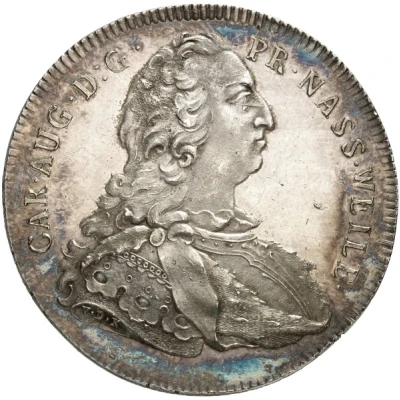 1 Thaler - Charles August Ausbeutetaler front