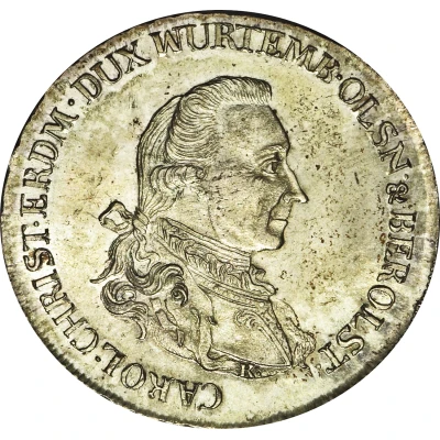 1 Thaler - Charles Christian Erdmann front