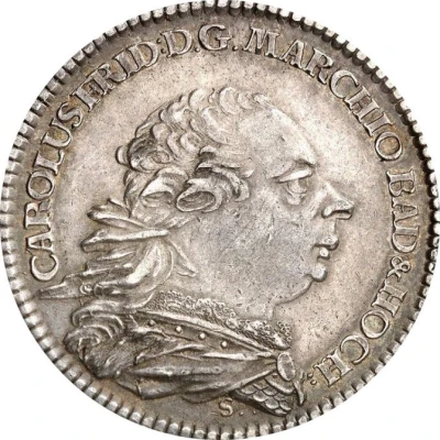 1 Thaler - Charles Frederick front