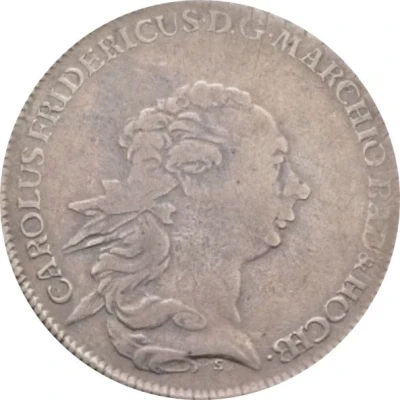 1 Thaler - Charles Frederick front