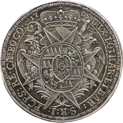 1 Thaler - Charles III Joseph of Lorraine back