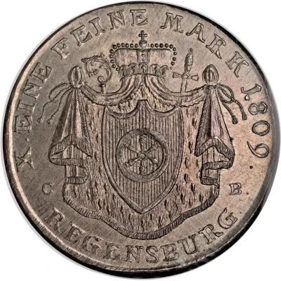 1 Thaler - Charles Theodore of Dalberg Konventionstaler back