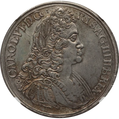 1 Thaler - Charles VI Breslau front