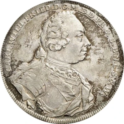 1 Thaler - Charles William Frederick front