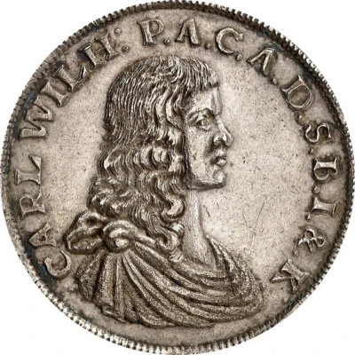 1 Thaler - Charles William front