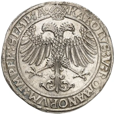 1 Thaler - Charles Wolfgang, Louis XV and Martin back