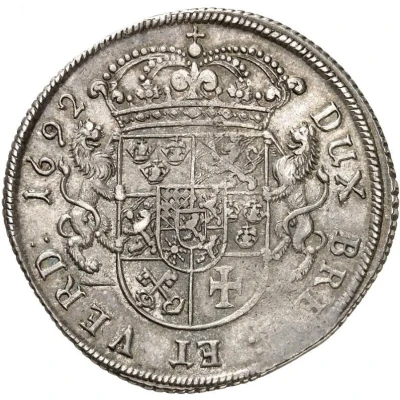 1 Thaler - Charles XI back