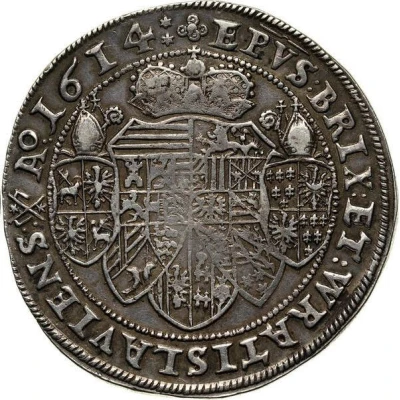 1 Thaler - Charles the Posthumous Plain mozzetta back