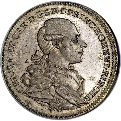 1 Thaler - Christian Frederick Charles front