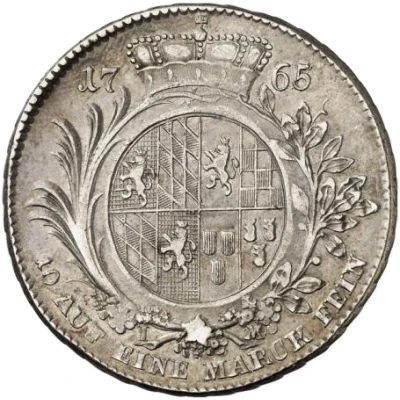 1 Thaler - Christian IV Konventionstaler back