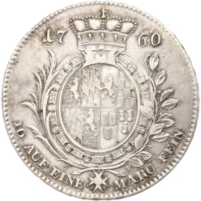 1 Thaler - Christian IV back