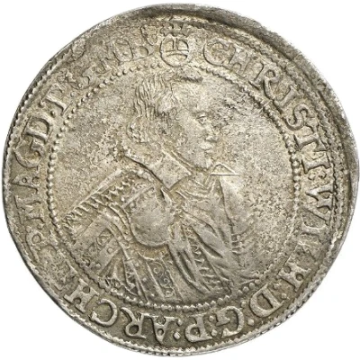 1 Thaler - Christian William of Brandenburg front