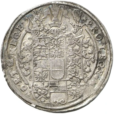 1 Thaler - Christian William of Brandenburg back