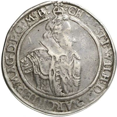 1 Thaler - Christian William of Brandenburg front