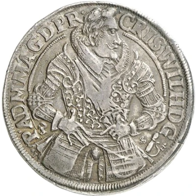 1 Thaler - Christian William of Brandenburg ND front