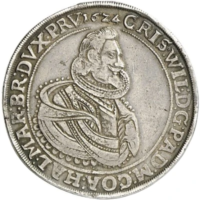 1 Thaler - Christian William of Brandenburg front