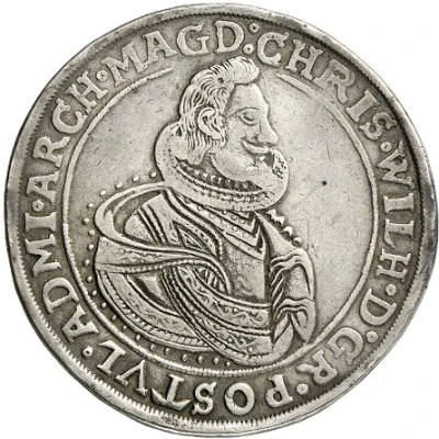 1 Thaler - Christian William of Brandenburg front