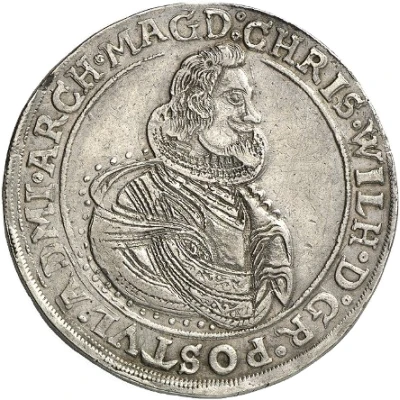 1 Thaler - Christian William of Brandenburg front