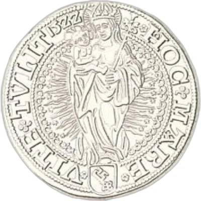 1 Thaler - Christopher of Brunswick back