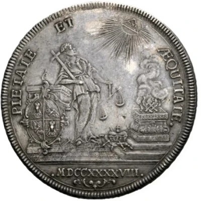 1 Thaler - Engelbert of Sirgenstein back