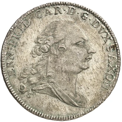 1 Thaler - Ernest Frederick Charles front