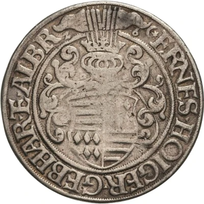 1 Thaler - Ernest II, Hoyer VI, Gebhard VII and Albert VII front