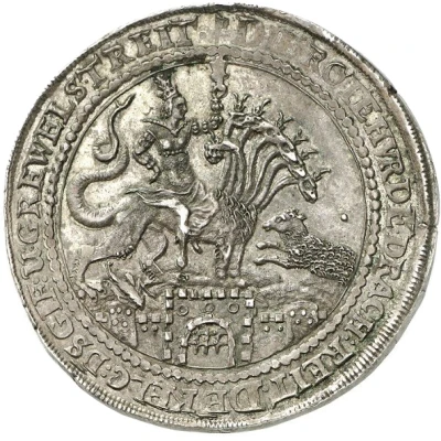 1 Thaler - Ernest III Biblischer Taler ND back