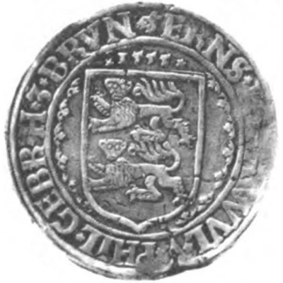 1 Thaler - Ernest III, John, Wolfgang and Philip II front