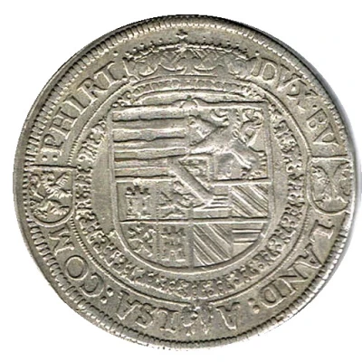 1 Thaler - Ferdinand II of Tyrol ND back