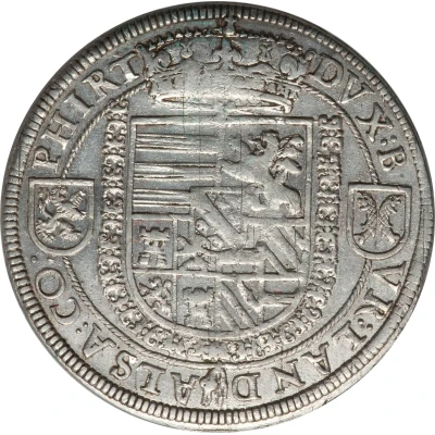 1 Thaler - Ferdinand II of Tyrol ND back