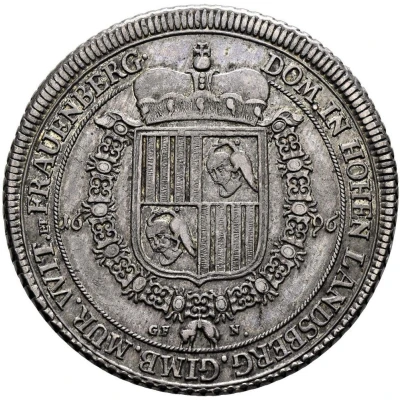 1 Thaler - Ferdinand William Eusebius Nuremberg back