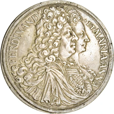 1 Thaler - Ferdinand William Eusebius and Maria Anna Vienna front