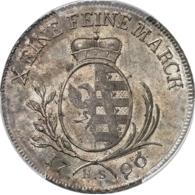 1 Thaler - Frederick Albert back