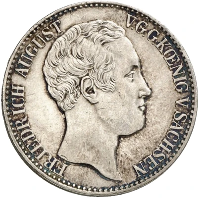 1 Thaler - Frederick August II Ausbeute front