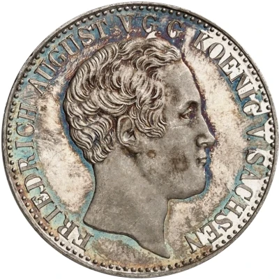 1 Thaler - Frederick August II Ausbeute front