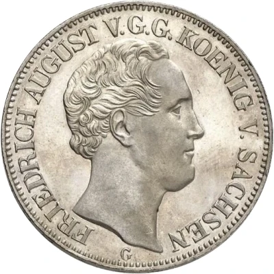 1 Thaler - Frederick August II Dresden front