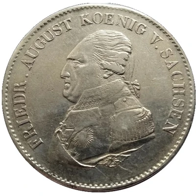 1 Thaler - Frederick August I front