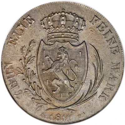 1 Thaler - Frederick Augustus back