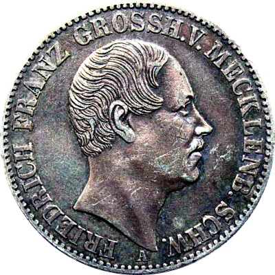 1 Thaler - Frederick Francis II front