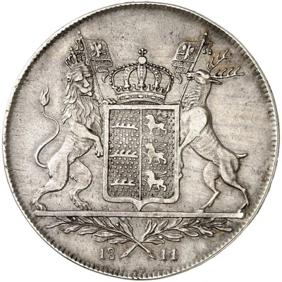 1 Thaler - Frederick I Kronenthaler back