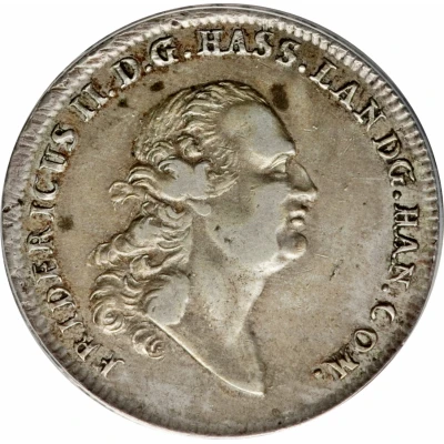 1 Thaler - Frederick II Sterntaler/Blooddollar front