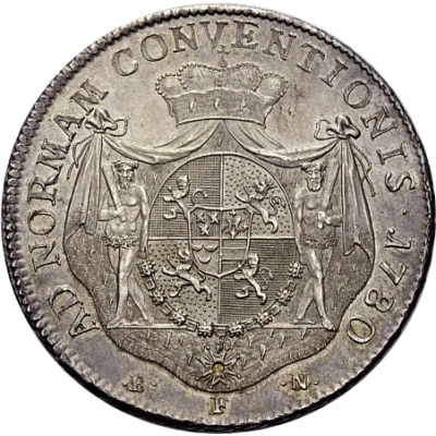 1 Thaler - Frederick III back