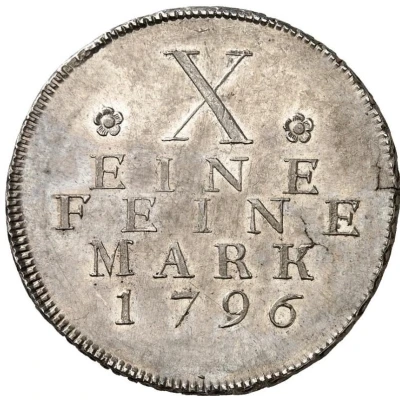 1 Thaler - Frederick Louis back