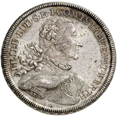 1 Thaler - Frederick Louis front