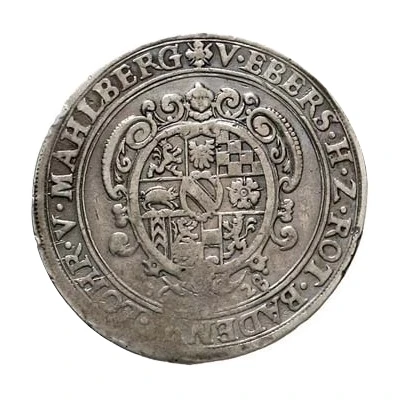 1 Thaler - Frederick V Pforzheim back