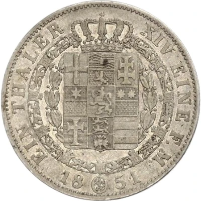 1 Thaler - Frederick William I back